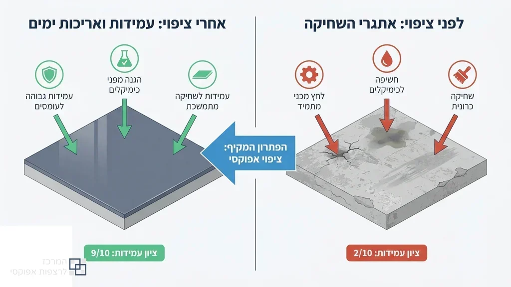 נוצר על ידי מודל בינה מלאכותית Gemini Pro יישום ציפוי אפוקסי רב שכבתי לעומסים כבדים