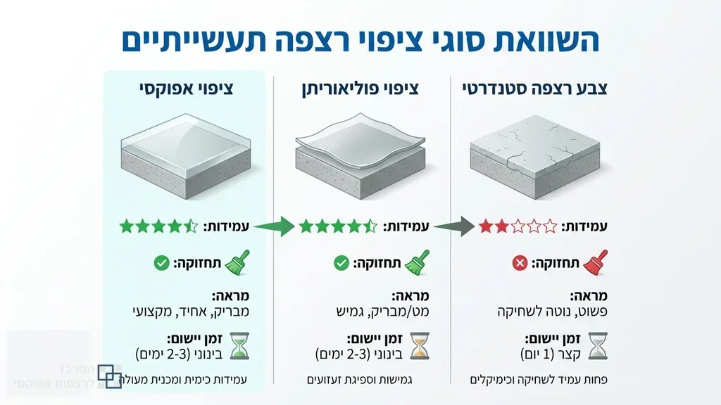 יישום ציפוי אפוקסי בחלל מסחרי גדול
