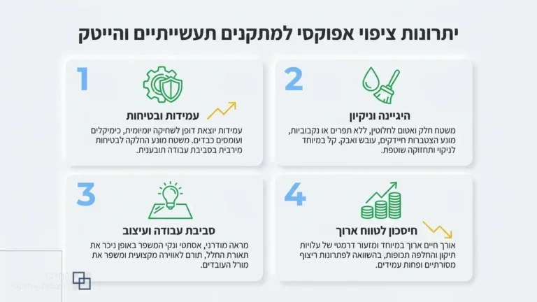 ציפוי אפוקסי ביוקנעם במפעל תעשייתי מתקדם