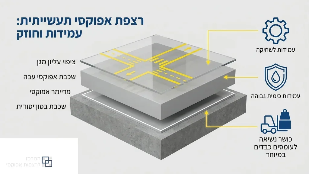 ציפוי רצפה תעשייתי עמיד לעומסים כבדים