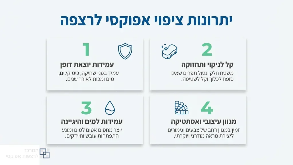 יישום מקצועי של חומר אפוקסי על רצפת בטון