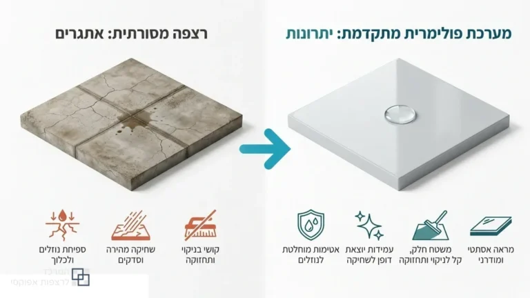 רצפת אפוקסי עמידה ומבריקה בביתר עילית