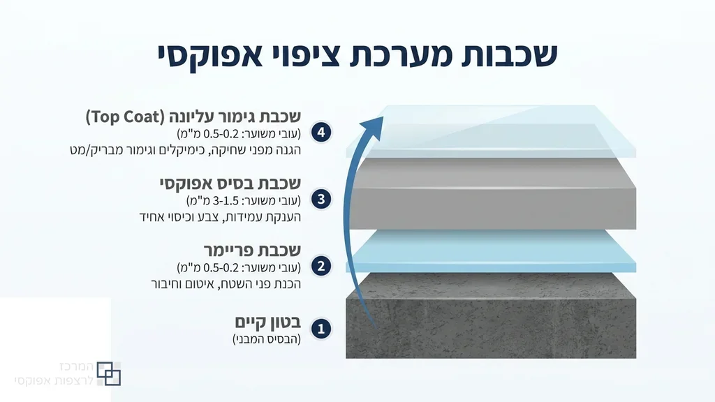 צוות מקצועי מבצע יישום של ציפוי אפוקסי