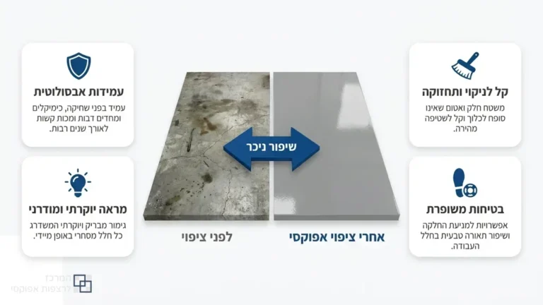 ציפוי אפוקסי בחולון לעסק