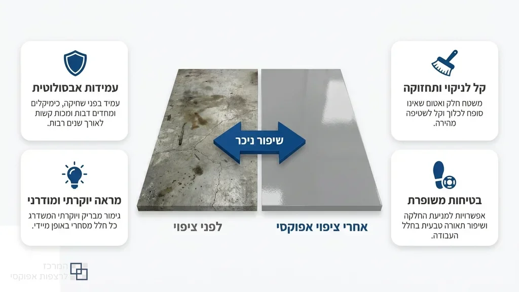 ציפוי אפוקסי בחולון לעסק