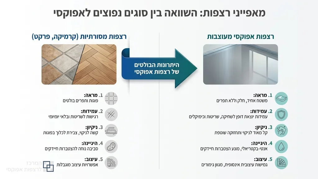 רצפת אפוקסי מעוצבת לבית פרטי