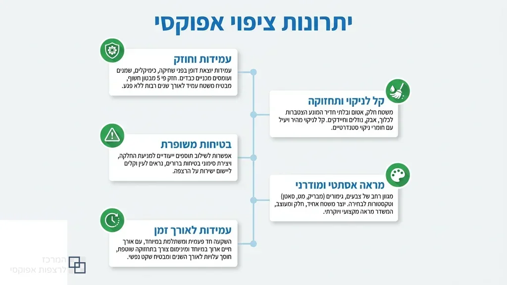 השוואת רצפת אפוקסי תעשייתית מושלמת