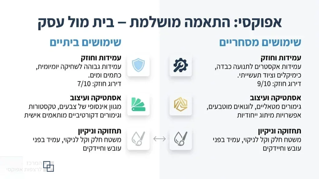 יישום רצפת אפוקסי בחלל מסחרי